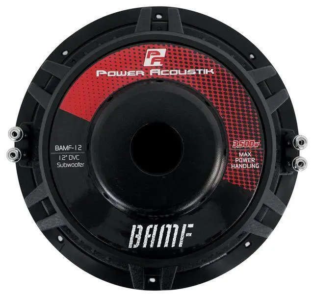 Alt view image 5 of 7 - BAMF-124 BAMF Series Subwoofer (12", 3,500 Watts max, Dual 4), Black