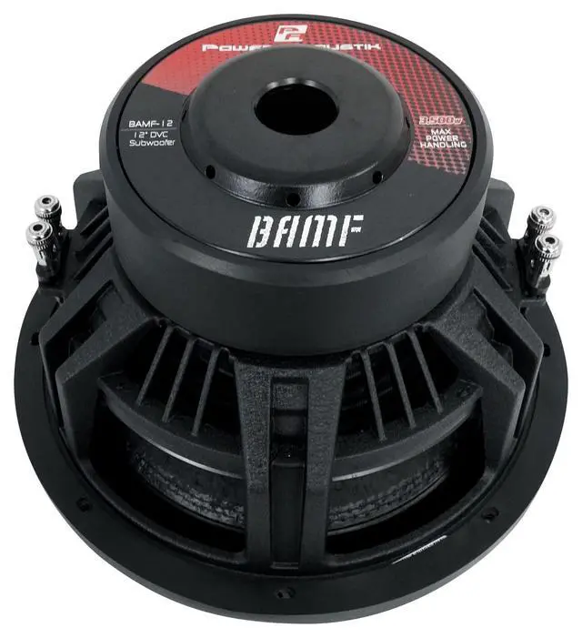 Alt view image 6 of 7 - BAMF-124 BAMF Series Subwoofer (12", 3,500 Watts max, Dual 4), Black