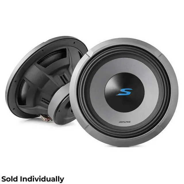 Alt view image 5 of 7 - S2-W12D2 12" S-Series Dual 2 ohm Car Subwoofer, 1800W Max, 600W RMS | Deep accurate bass, refined sound quality, durable build, smooth response for daily systems, 12 inch size