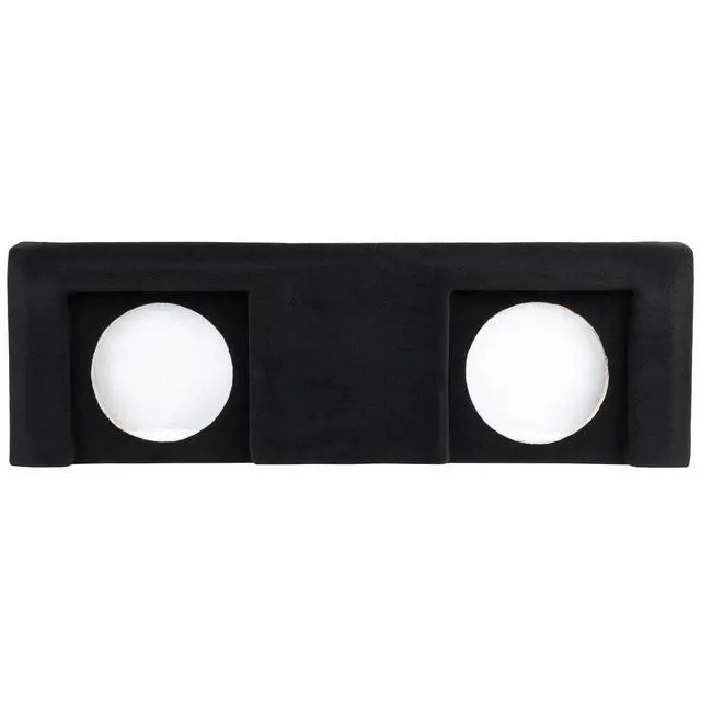 Alt view image 2 of 7 - Dual 12" Ported Subwoofer Enclosure Compatible with 2007-2013 Silverado/Sierra Crew Cab Trucks