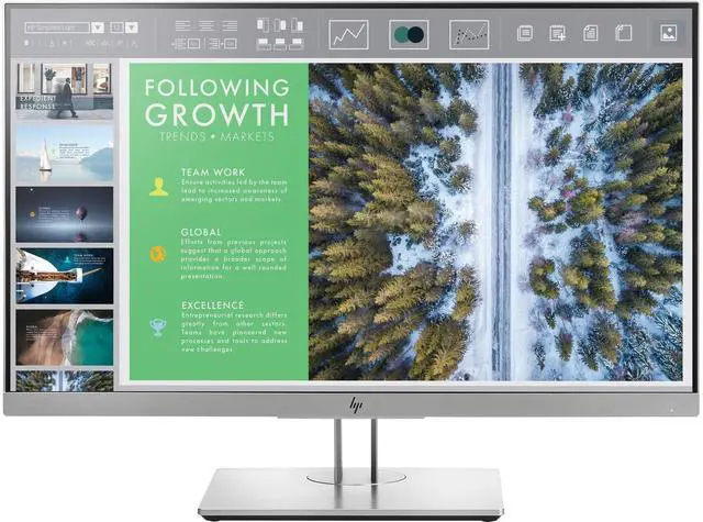 Main image of EliteDisplay 23.8-Inch Screen LED-Lit Monitor Silver (1FH47AA#ABA)