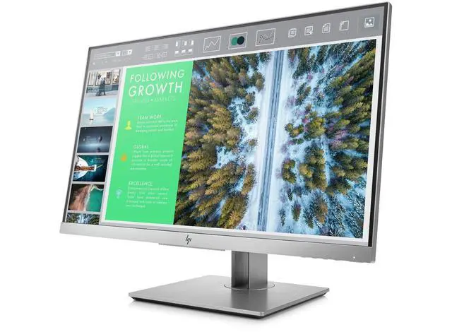 Alt view image 2 of 6 - EliteDisplay 23.8-Inch Screen LED-Lit Monitor Silver (1FH47AA#ABA)