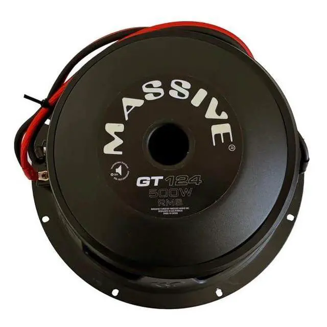Alt view image 2 of 6 - GT12-12" 500 Watts RMS / 1000w MAX Dual 4 Ohm Deep Bass Subwoofer | 500 Watts RMS / 1000w MAX Dual 4 Ohm Deep Bass Subwoofer