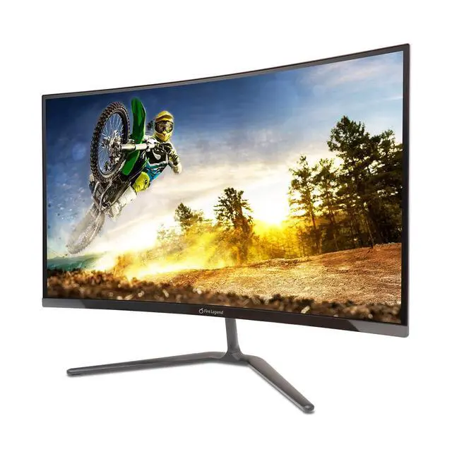 Alt view image 2 of 5 - AOPEN 32HC5QU 31.5in Curved WQHD 2560x1440 180Hz Gaming Monitor | 1ms response time, HDR support, AMD FreeSync Premium, HDMI and DisplayPort inputs, tilt adjustable stand design