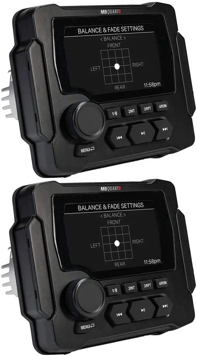 Main image of GMR LED Built in Bluetooth 160 Watt Powered Nautic Marine Grade 3.5 Inches LED Screen Source Unit Media Player for GMR 3