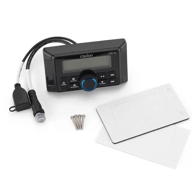 Alt view image 3 of 3 - CMR-20 Wired Marine Remote with 2.4" LCD Display, IP67, Compatible with CMM-20, CMM-30 & CMM-30BB