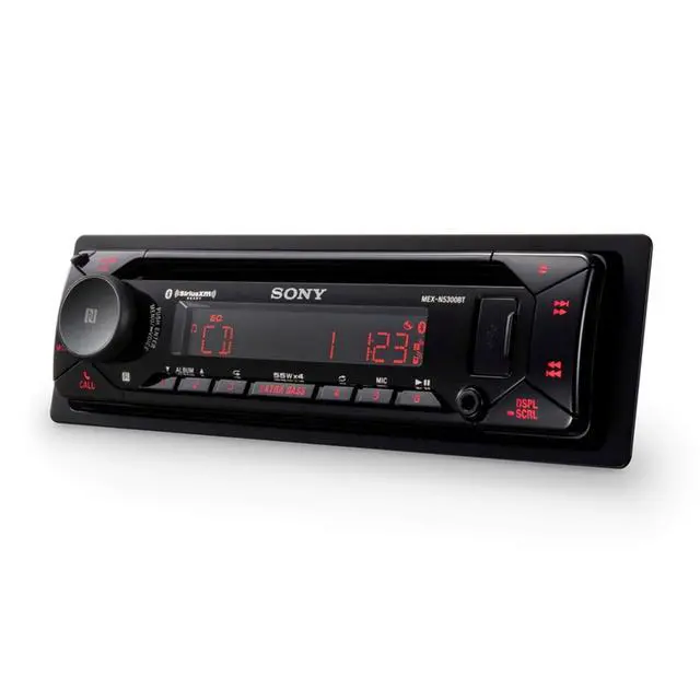 Alt view image 4 of 7 - MEX-N5300BT Bluetooth CD Receiver SXV300V1 Tuner Bundle | Bluetooth CD receiver bundled with SXV300V1 SiriusXM satellite radio tuner