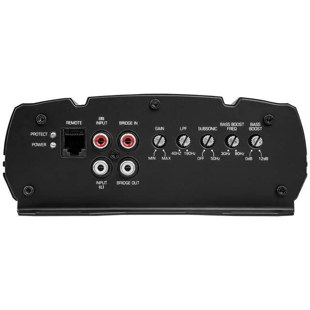 Alt view image 4 of 7 - Mini Class D Mono Mosfet Power Amplifier (APMQ-1500), High Performance, 1500W, Compact Design, MOSFET Circuitry, Subsonic Filter, Low-Pass Filter, Reliable Protection, Remote Bass Knob