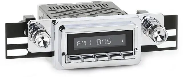 Main image of RetroRadio Compatible with 1964-66 Ford Mustang Features Include Bluetooth, AUX, AM/FM LAC-M1-125-04-74F1
