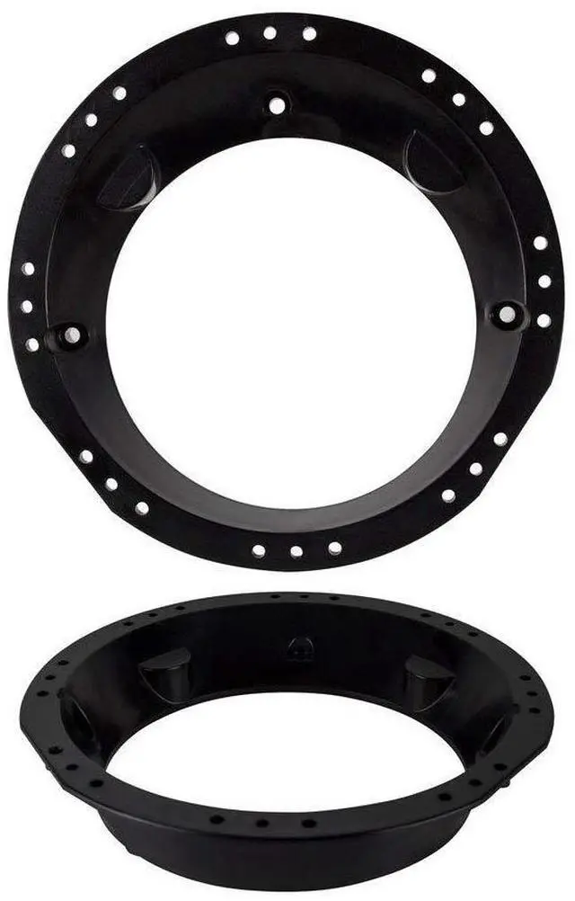 Alt view image 3 of 4 - Kicker 46CSC654 600-Watt 6.5" Inch 2-Way Black Car Coaxial Speakers - 4 Pack With Mounting Rings For Motorcycles, 50 Foot 14 Gauge Speaker Wire