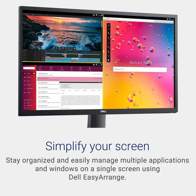 Alt view image 5 of 7 - SE2722H Monitor - 27-inch Full HD (1920 x 1080) 60Hz 8ms Display, HDMI/VGA Connectivity, AMD FreeSync Technology, Tilt Adjustability - Black