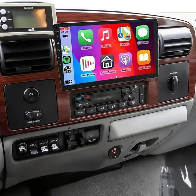 Main image of Android 14 Double Din Radio for Ford F-250 F-350 F-450 F-550 2005-2007 with Wireless Carplay Android, 10 inch Touch Screen Bluetooth Stereo Head Unit Stereo WiFi GPS Navigation Mirror Link, 2+64G