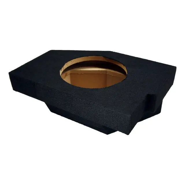 Alt view image 3 of 7 - W10S4 10" Loaded Sub Box Fits 2002-2015 Dodge Ram Quad Crew Cab | Sealed subwoofer enclosure, 250 watt RMS handling, 4 ohm voice coil, single 10 inch fit for trucks, complete bass bundle