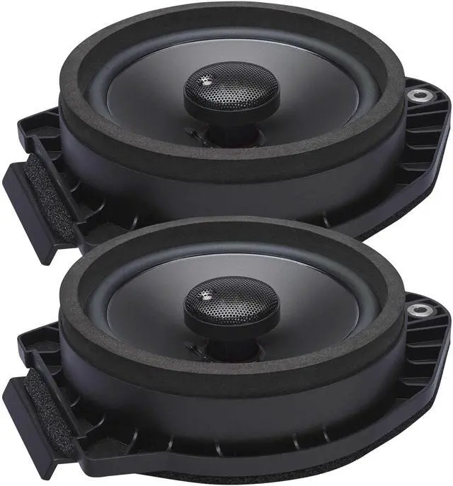 Alt view image 7 of 7 - OE Series Direct 2 Ohm Replacement Speakers with Front Tweeters Compatible with Factory Amplified Chevy Silverado Crew Cab Pickup 14-24
