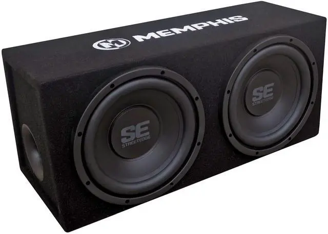 Alt view image 3 of 4 - SE210 Dual 10" Loaded SE Enclosure with SE2000.1DF 500 Watt Amplifier | Complete bass package, pair of 10 inch subwoofers pre-installed, matched amplifier included, deep low-end upgrade