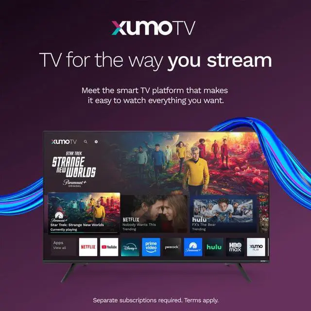 Alt view image 3 of 7 - E550AE55CG 55 inch Class Revolution Series 4K UHD HDR LED Smart Xumo TV
