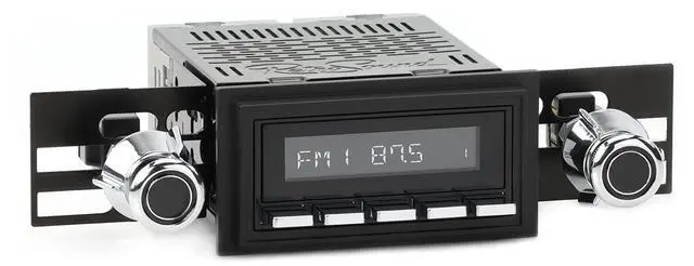 Main image of RetroRadio Compatible with 1969-73 Ford Mustang Features Include Bluetooth, AUX, AM/FM LABC-M1-226-55P-75PF