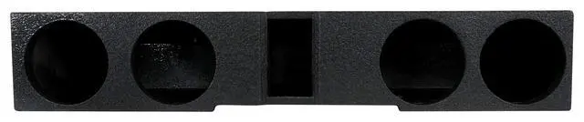 Alt view image 2 of 7 - REC121 Quad 8" Bed Liner Finished Sub Box with 33Hz Tuning | 0.80 Cu Ft Per Sub, Spring Terminals, 11.25" Mounting Depth, Fits Ford 2009-2020 F150 Super Crew, 2017-2020 F250/F350