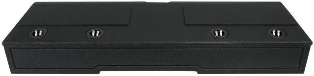 Alt view image 7 of 7 - REC121 Quad 8" Bed Liner Finished Sub Box with 33Hz Tuning | 0.80 Cu Ft Per Sub, Spring Terminals, 11.25" Mounting Depth, Fits Ford 2009-2020 F150 Super Crew, 2017-2020 F250/F350