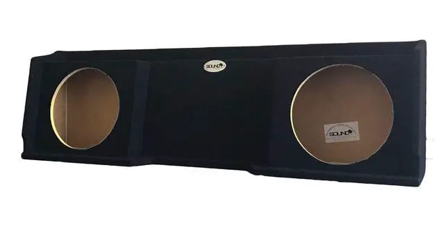 Alt view image 3 of 7 - Silverado/Sierra Extended Cab 1999-2006 Dual 10" Subwoofer Enclosure