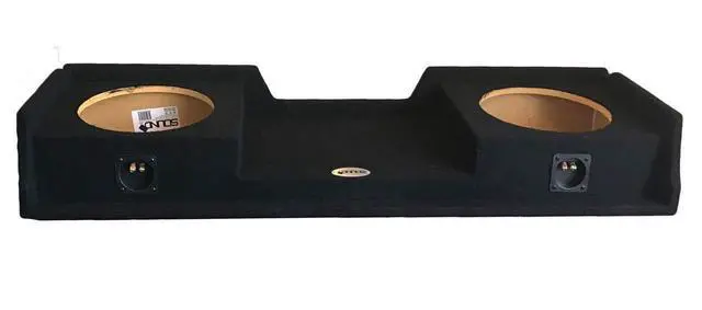 Alt view image 5 of 7 - Silverado/Sierra Extended Cab 1999-2006 Dual 10" Subwoofer Enclosure