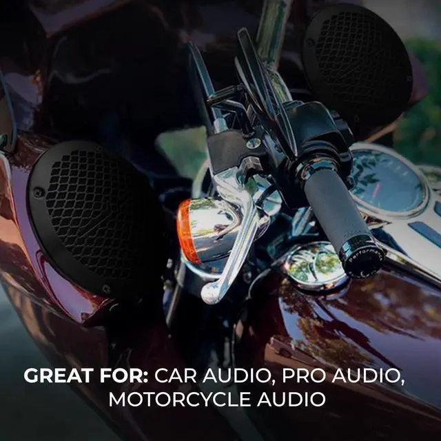 Alt view image 4 of 7 - PRO-ZT6 6.5" Water Resistant Mid-Range Loudspeaker with Built-in Bullet Tweeter and Grill 450 Watts 4-Ohm - Black Metal Mesh Grill Included - 2 Speakers