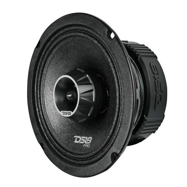 Alt view image 7 of 7 - PRO-ZT6 6.5" Water Resistant Mid-Range Loudspeaker with Built-in Bullet Tweeter and Grill 450 Watts 4-Ohm - Black Metal Mesh Grill Included - 2 Speakers