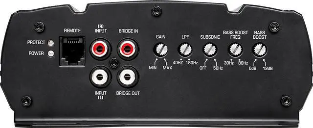Alt view image 5 of 7 - Mini Class D Mono Mosfet Power Amplifier (APMQ-1300), High Performance, 1000W, Compact Design, MOSFET Circuitry, Subsonic Filter, Low-Pass Filter, Reliable Protection, Remote Bass Knob