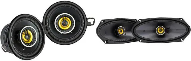 Main image of 50CSC4104 4x10 in 46CSC354 3.5 in Speaker Bundle | Bundle includes 50CSC4104 4x10 in drop-in coaxial speakers and 46CSC354 3.5 in coaxial speakers