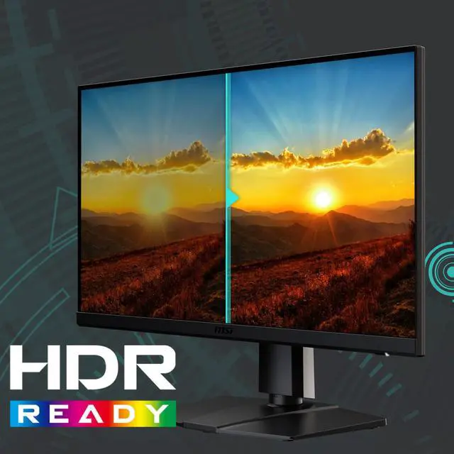 Alt view image 4 of 7 - G272QPF E2 27-inch 2560 x 1440 (QHD) Computer Monitor, 180Hz, AMD Adaptive Sync, HDMI, DisplayPort, VESA, Tilt, Height Adjustable, Speaker, 1ms, Black