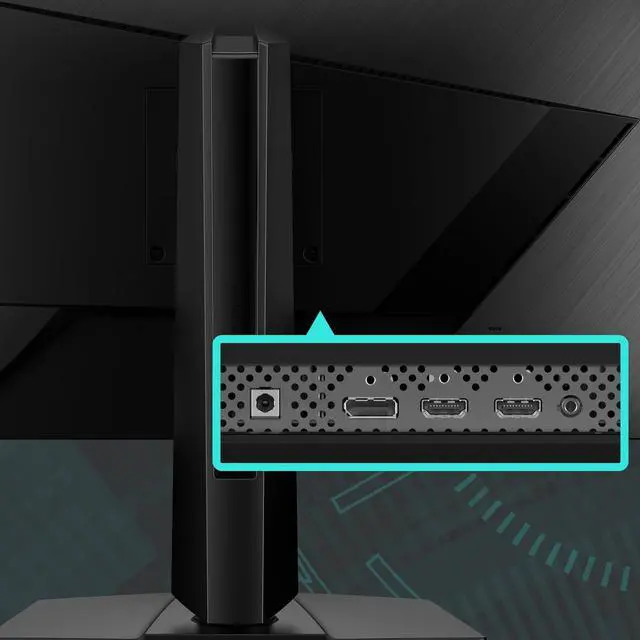 Alt view image 7 of 7 - G272QPF E2 27-inch 2560 x 1440 (QHD) Computer Monitor, 180Hz, AMD Adaptive Sync, HDMI, DisplayPort, VESA, Tilt, Height Adjustable, Speaker, 1ms, Black