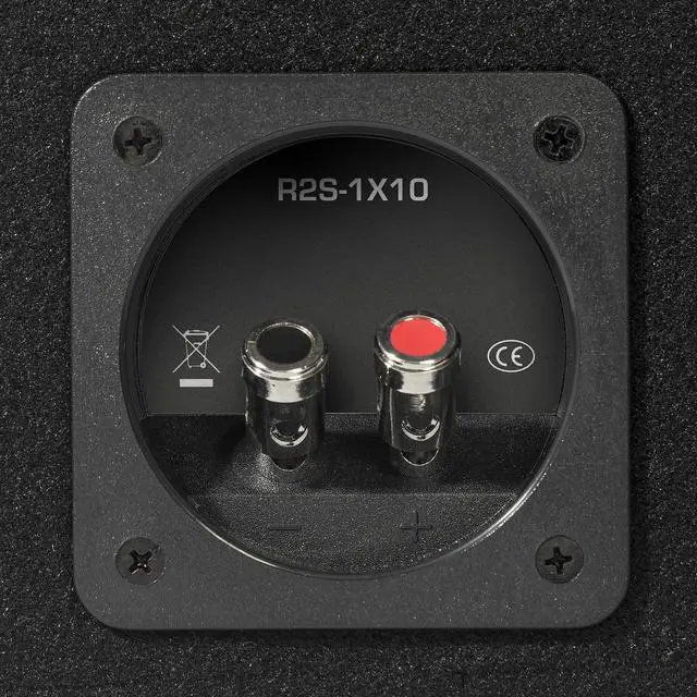Alt view image 6 of 7 - Prime R2S-1X10 Loaded 10 Slim Subwoofer in Enclosure | Single, R2S Series Shallow Woofer