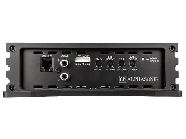 Alt view image 4 of 7 - NA2400.1AB Neuron Series 2400 Watts Max Monoblock Car Amp with 4-Way Protection Circuitry Multi-Channel Bridgeable Class A/B Amplifier Low & High Level Inputs (Remote Bass Knob Included)