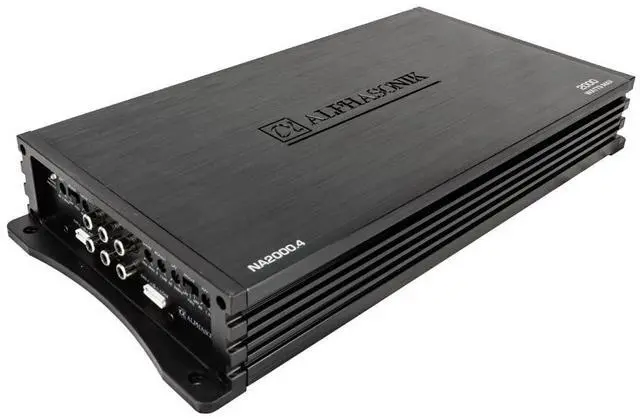Main image of NA2000.4 Neuron Series 2000 Watts Max 4-Channel Car Amp with 4-Way Protection Circuitry Multi-Channel Bridgeable Class A/B Amplifier Low & High Level Inputs