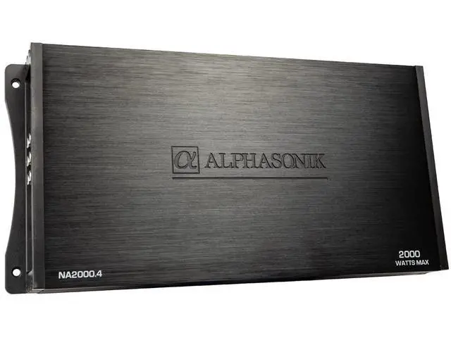 Alt view image 2 of 5 - NA2000.4 Neuron Series 2000 Watts Max 4-Channel Car Amp with 4-Way Protection Circuitry Multi-Channel Bridgeable Class A/B Amplifier Low & High Level Inputs