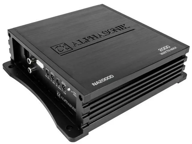 Alt view image 2 of 7 - NA2000D Neuron Series 2000 Watts Max Monoblock Car Amp with 4-Way Protection Circuitry Class-D Amplifier Low & High Level Inputs (Remote Bass Knob Included)