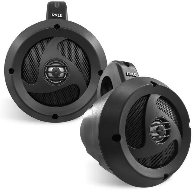 Main image of 2-Way Waterproof Bluetooth Off-Road Speakers - 4 inch 900W Active Passive Marine Grade Wakeboard Tower Speakers System w/AUX, Full Range Outdoor Stereo Speaker for ATV/UTV Jeep Boat - PLUTV40BTA