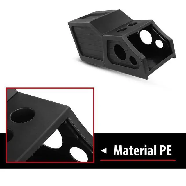 Alt view image 3 of 7 - 12" Center Console Subwoofer Box Fit Chevy/GM Crew Cab 2014 2015 2016 2017 2018 Black