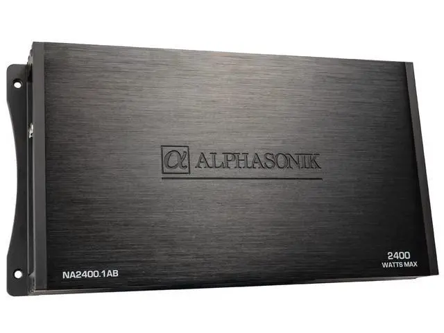 Alt view image 3 of 7 - NA2400.1AB Neuron Series 2400 Watts Max Monoblock Car Amp with 4-Way Protection Circuitry Multi-Channel Bridgeable Class A/B Amplifier Low & High Level Inputs (Remote Bass Knob Included)