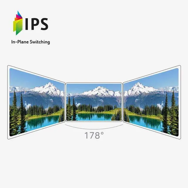 Alt view image 4 of 7 - CB242Y bir 23.8" Full HD (1920 x 1080) IPS Zero Frame Home Office Monitor with AMD Radeon Free Sync - 1ms VRB, 75Hz Refresh, Height Adjustable Stand with Tilt & Pivot (HDMI & VGA Ports),Black