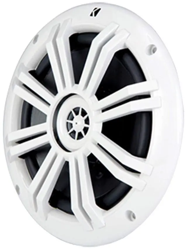 Alt view image 2 of 2 - 6.5" 150 Watt Peak Power 2-Way Marine OEM Replacement White Boat Audio Speakers (Pair)