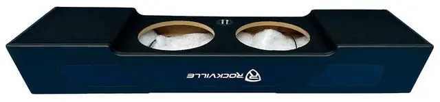 Alt view image 2 of 5 - REC149 Dual 10" Sealed Subwoofer Box 2009+ Ford F150 Super Crew | Fits 2017-2024 F250/350, Heavy Duty MDF, Poly-Fil, Prewired Nickel-Plated Terminals, 1.0 cu ft Air Space, 5.875" Depth