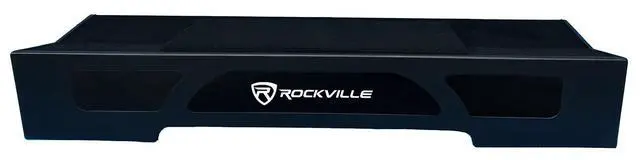 Alt view image 3 of 5 - REC149 Dual 10" Sealed Subwoofer Box 2009+ Ford F150 Super Crew | Fits 2017-2024 F250/350, Heavy Duty MDF, Poly-Fil, Prewired Nickel-Plated Terminals, 1.0 cu ft Air Space, 5.875" Depth