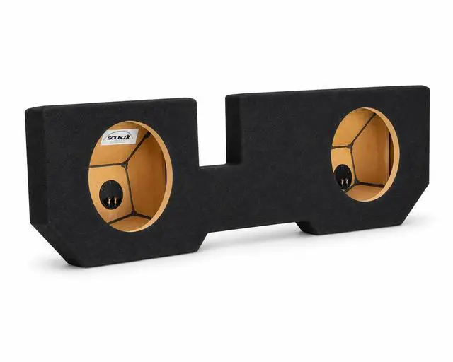 Alt view image 2 of 7 - Ram Quad Cab/ Crew Cab 2002-2018 (2019 Classic) Dual 10" Upfire Subwoofer Enclosure