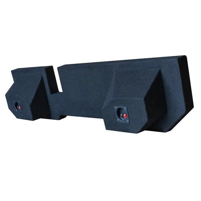 Alt view image 5 of 7 - Ram Quad Cab/ Crew Cab 2002-2018 (2019 Classic) Dual 10" Upfire Subwoofer Enclosure