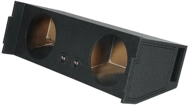 Main image of REC97 Dual 12" Vented Subwoofer Enclosure, Tahoe/Yukon/Suburban | Fits 2002-2024 Chevy/GMC, Behind 3rd Row, MDF with Bed Liner, 41Hz Tuning, 1.9 Cu Ft Per Sub, 10" Depth