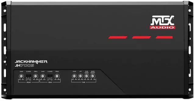 Main image of Audio JH7005 Jackhammer Series 90W x 4 & 450W x 1 @ 2-Ohm Full Range Class D 5-Channel Amplifier