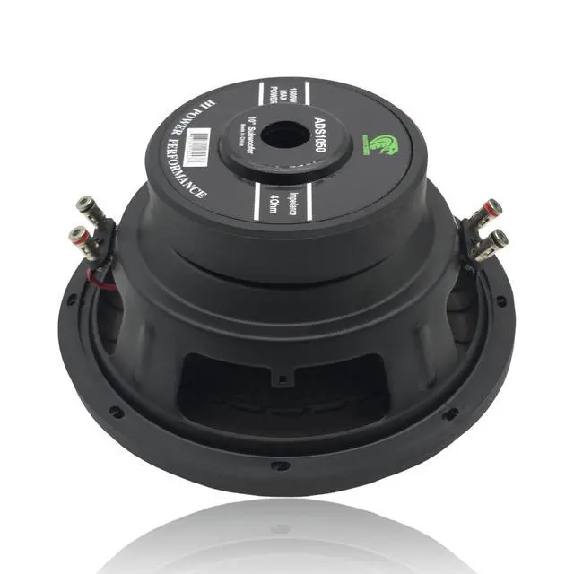 Alt view image 5 of 7 - ADS1050 10" Car Subwoofer, 3000W Max Power, 4-Ohm, Deep Bass Performance & Versatile Enclosure Options - Bundle of 2 Subwoofers