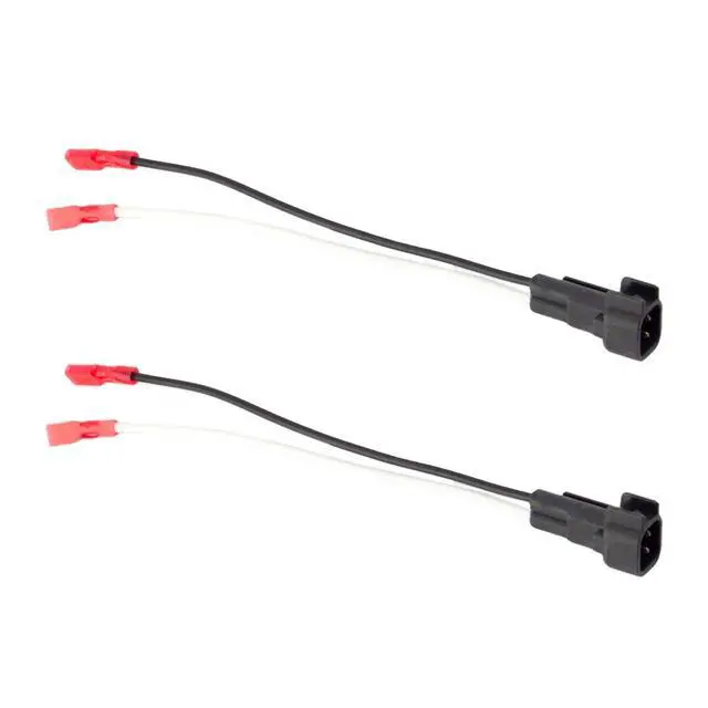 Alt view image 3 of 5 - 4X Kicker 600-Watt 6.5" 2-Way Black Car Speakers with Enrock Speaker Mounting Brackets and Wire Harness Compatible with Select 1996-2009 GM Full Size SUV Car Vehicles and 16 Gauge Speaker Wire
