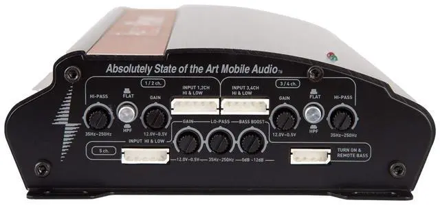 Alt view image 2 of 6 - i640.5 640-Watt 5-Channel iON Series Class D Full-Range Digital Stereo Bridgeable Amplifier